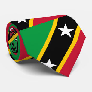 Flagge von St. Kitts und Nevis Krawatte