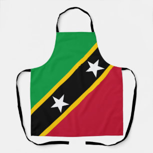 Flagge von St. Kitts und Nevis Schürze