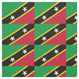 Flagge von St. Kitts und Nevis Stoff