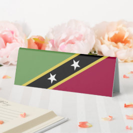 Flagge von St. Kitts und Nevis Tischaufsteller