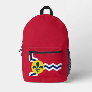 Flagge von St. Louis, Missouri Bedruckter Rucksack