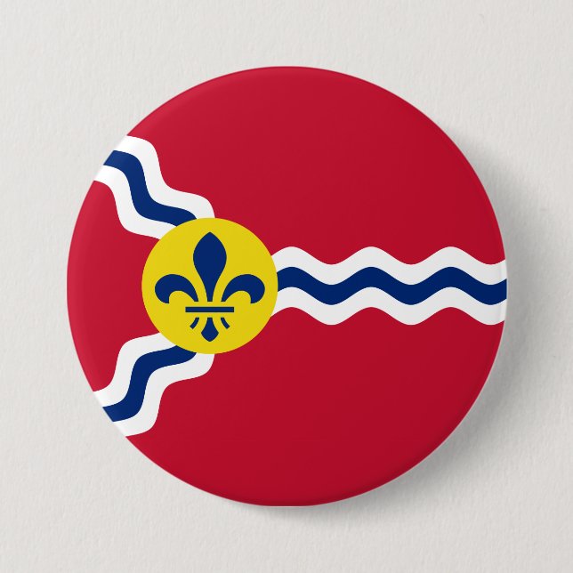 Flagge von St. Louis (Missouri) Button (Vorderseite)
