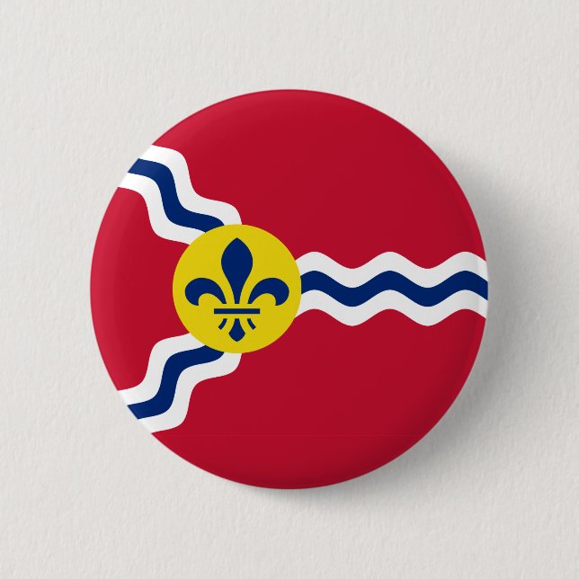 Flagge von St. Louis, Missouri Button (Vorderseite)