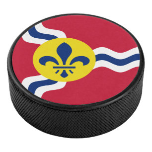Flagge von St. Louis, Missouri Eishockey Puck