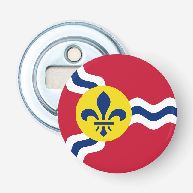 Flagge von St. Louis, Missouri, Flaschenöffner (Vorderseite)
