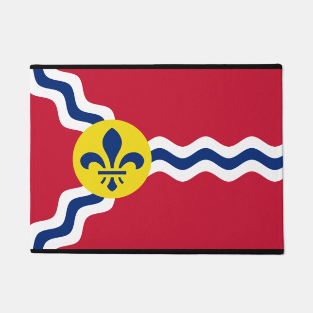 Flagge von St. Louis, Missouri Fußmatte (Vorderseite)