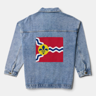 Flagge von St. Louis, Missouri Jeansjacke
