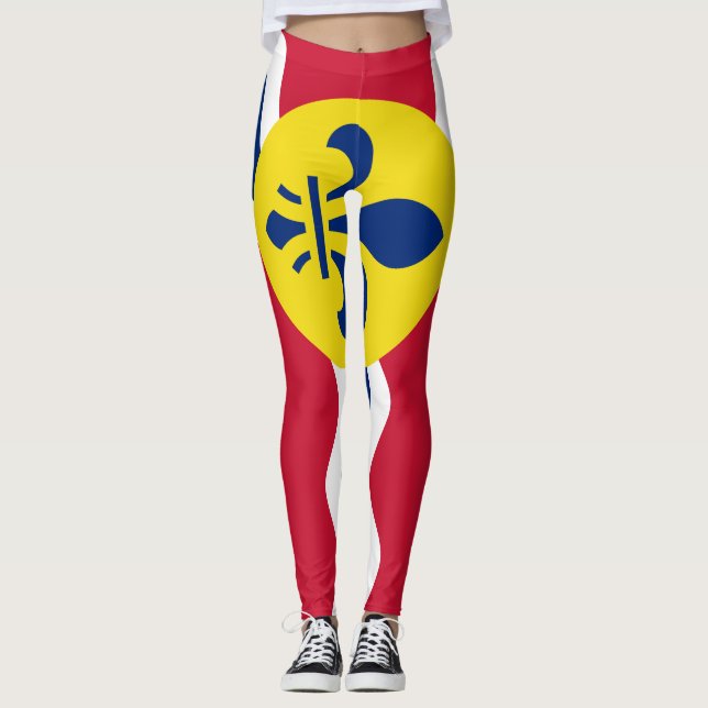 Flagge von St. Louis, Missouri Leggings (Vorderseite)