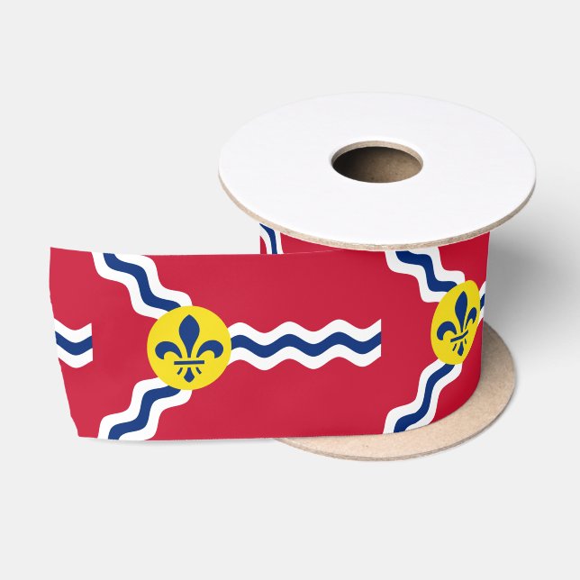 Flagge von St. Louis (Missouri) Satinband (Spule)