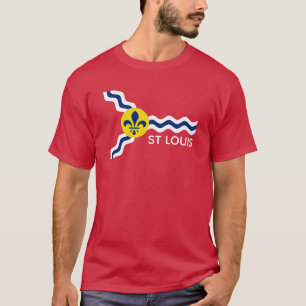 Flagge von St. Louis, Missouri T-Shirt