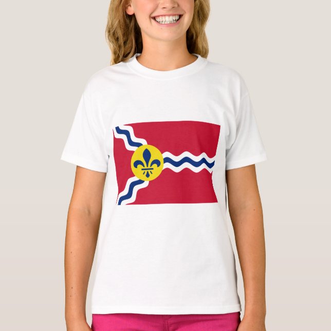 Flagge von St. Louis (Missouri) T-Shirt (Vorderseite)