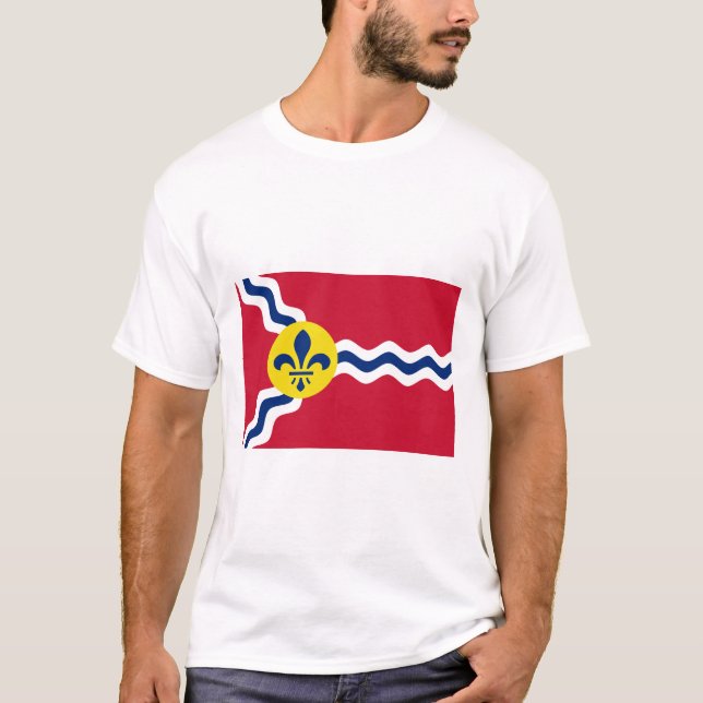 Flagge von St. Louis (Missouri) T-Shirt (Vorderseite)