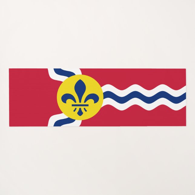 Flagge von St. Louis (Missouri) Yogamatte (Rückseite (Horizontal))