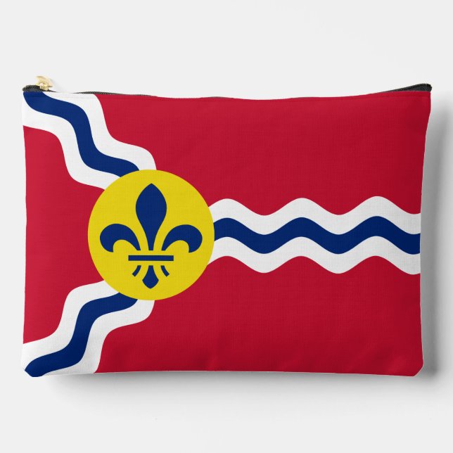 Flagge von St. Louis, Missouri Zubehörtasche (Vorderseite)