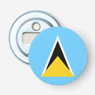 Flagge von St. Lucia Flaschenöffner