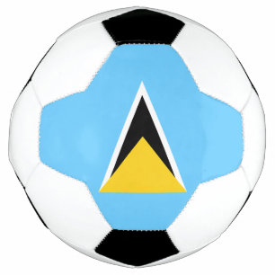 Flagge von St. Lucia Fußball