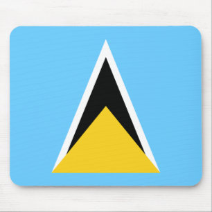 Flagge von St. Lucia Mousepad