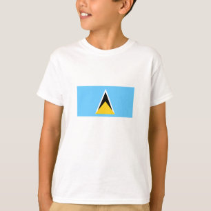 Flagge von St. Lucia T-Shirt