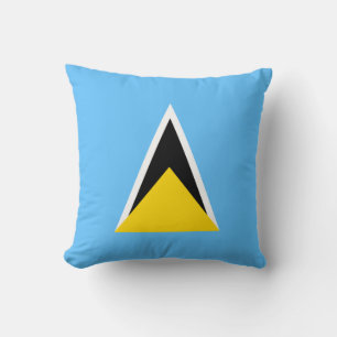 Flagge von St. Lucia x Flaggenkissen Kissen