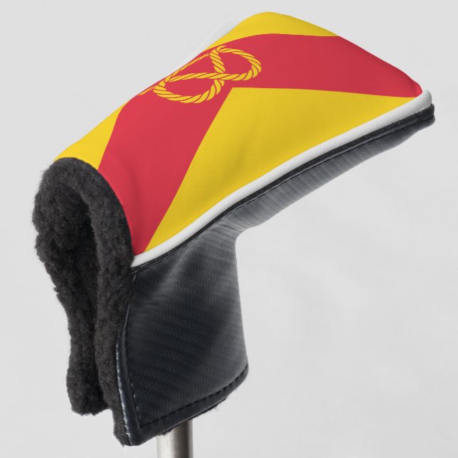 Flagge von Staffordshire Golf Head Cover Golf Headcover (3/4 Vorderseite)