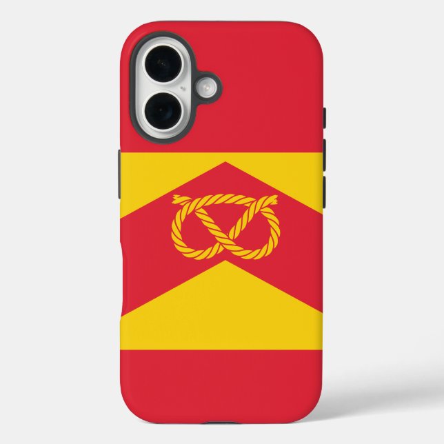 Flagge von Staffordshire iPhone 16 Hülle (Rückseite)