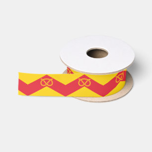 Flagge von Staffordshire Satinband