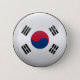 Flagge von Südkorea Button (Vorderseite)