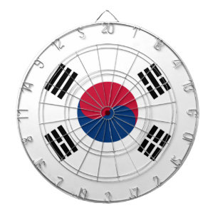 Flagge von Südkorea-MetallkäfigDartboard Dartscheibe