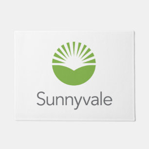 Flagge von Sunnyvale (Kalifornien) Fußmatte