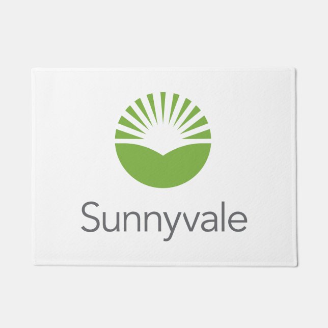Flagge von Sunnyvale (Kalifornien) Fußmatte (Vorderseite)