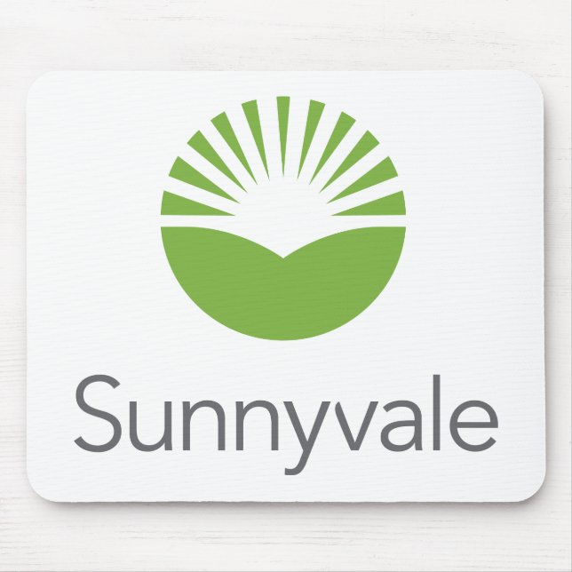 Flagge von Sunnyvale (Kalifornien) Mousepad (Vorne)