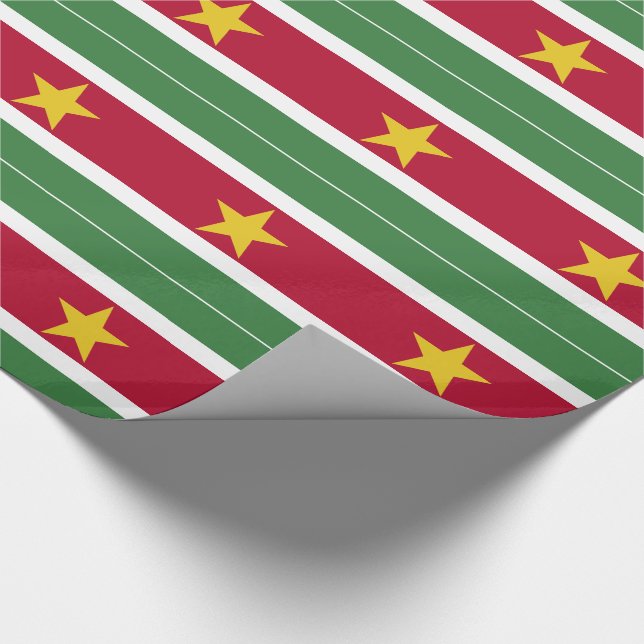 Flagge von Surinam Geschenkpapier (Ecke)