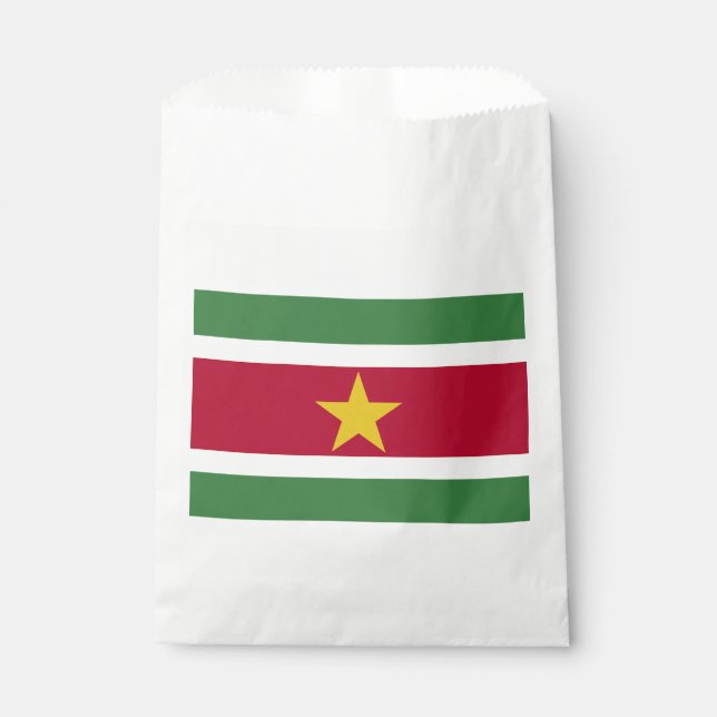 Flagge von Suriname Geschenktütchen (Vorderseite)