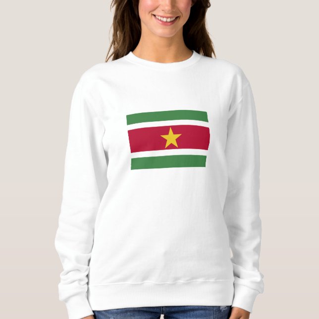 Flagge von Suriname Sweatshirt (Vorderseite)
