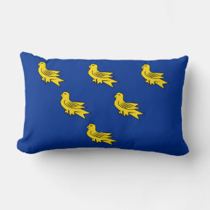 Flagge von Sussex Lumbar Pillow Lendenkissen