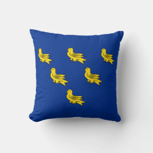 Flagge von Sussex Throw Kissen
