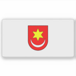 Flagge von Sveti Ivan Zelina, Kroatien Aufkleber