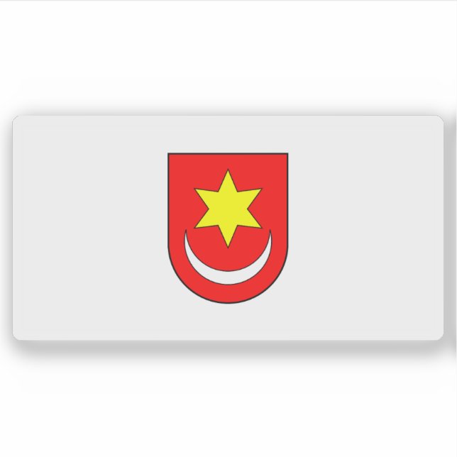 Flagge von Sveti Ivan Zelina, Kroatien Aufkleber (Vorderseite)