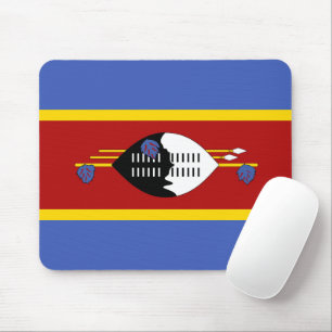 Flagge von Swasiland Mousepad