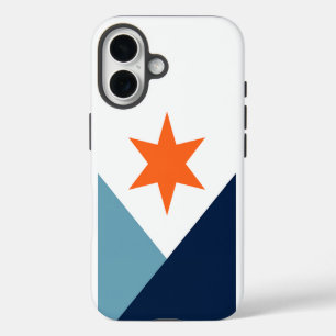 Flagge von Syrakus - vertikal, NY iPhone 16 Hülle