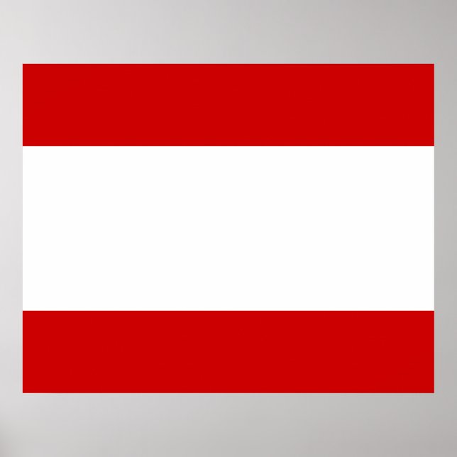 Flagge von Tahiti Poster (Vorne)