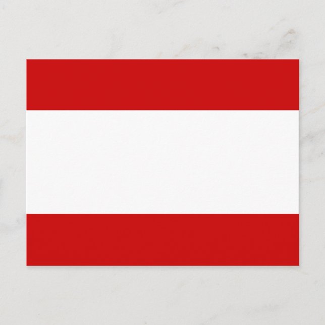 Flagge von Tahiti Postkarte (Vorderseite)