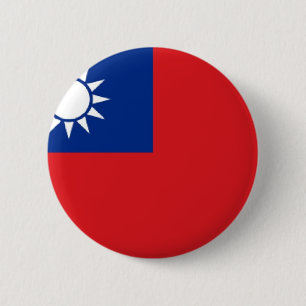 Flagge von Taiwan Button