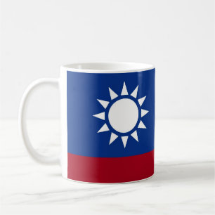 Flagge von Taiwan die Republik China Kaffeetasse