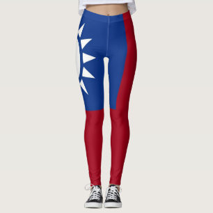 Flagge von Taiwan die Republik China Leggings