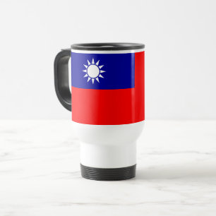 Flagge von Taiwan Reisebecher