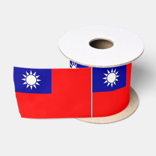 Flagge von Taiwan Satinband