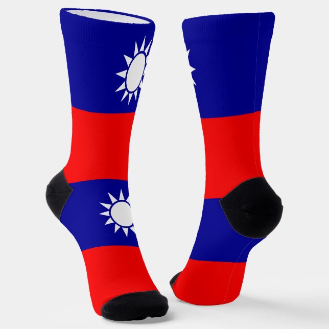 Flagge von Taiwan Socken (Gewinkelt)