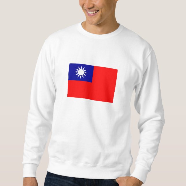 Flagge von Taiwan Sweatshirt (Vorderseite)