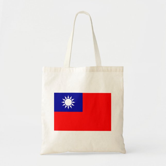 Flagge von Taiwan Tragetasche (Vorne)